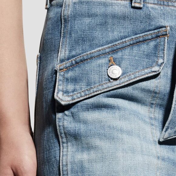 $378 NWT Veronica Beard Rinley Cropped Straight Leg High Rise Jeans Size 27 - Picture 11 of 15